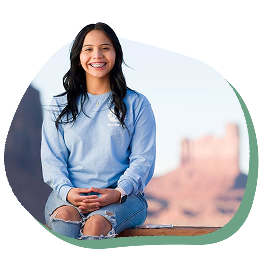 Student at Monuent Valley